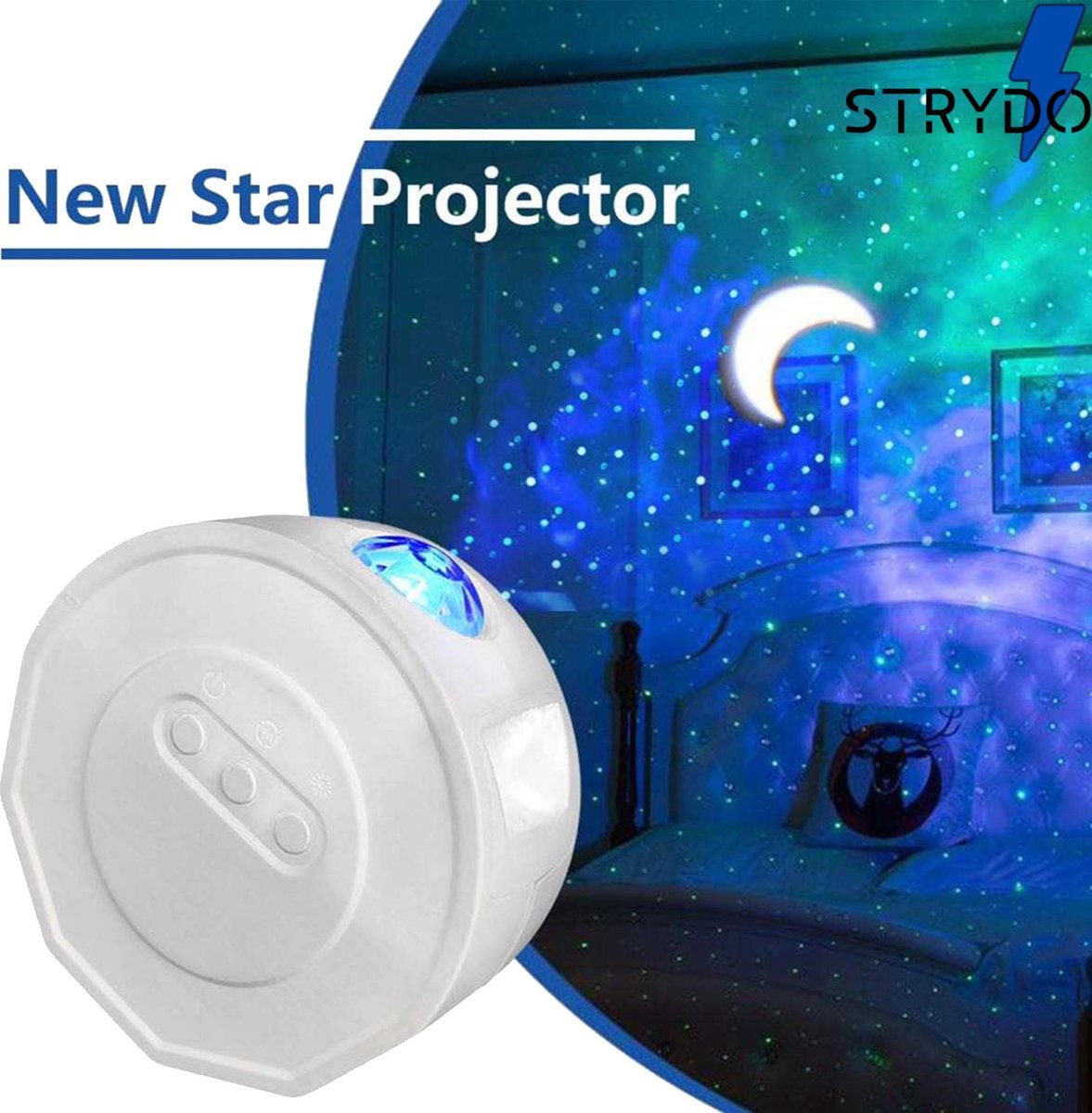 Strydo Sterren projector Poly Sterrenlamp Galaxy