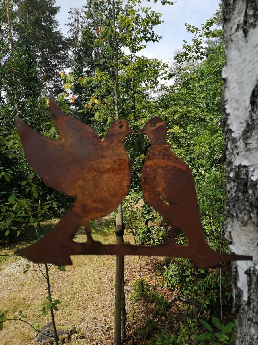 Cintre d'arbre en métal Spike de jardin - Décoration de jardin en métal  Animal 