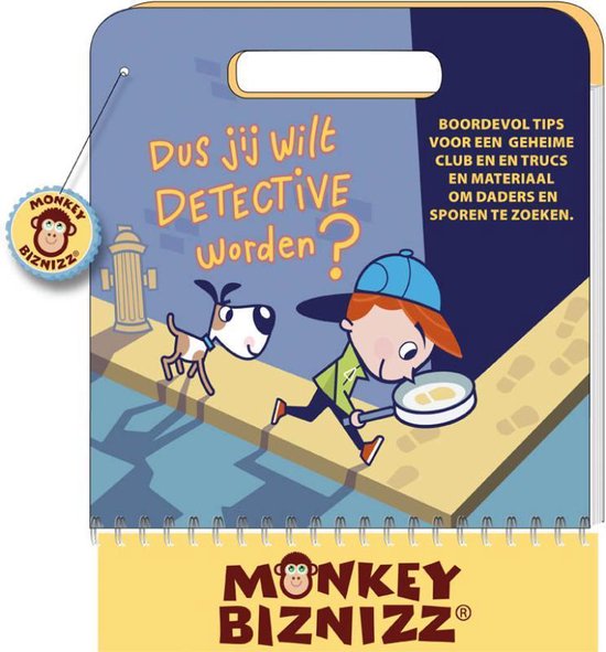 Cover van het boek 'Monkey Biznizz / Dus jij wilt detective worden?'