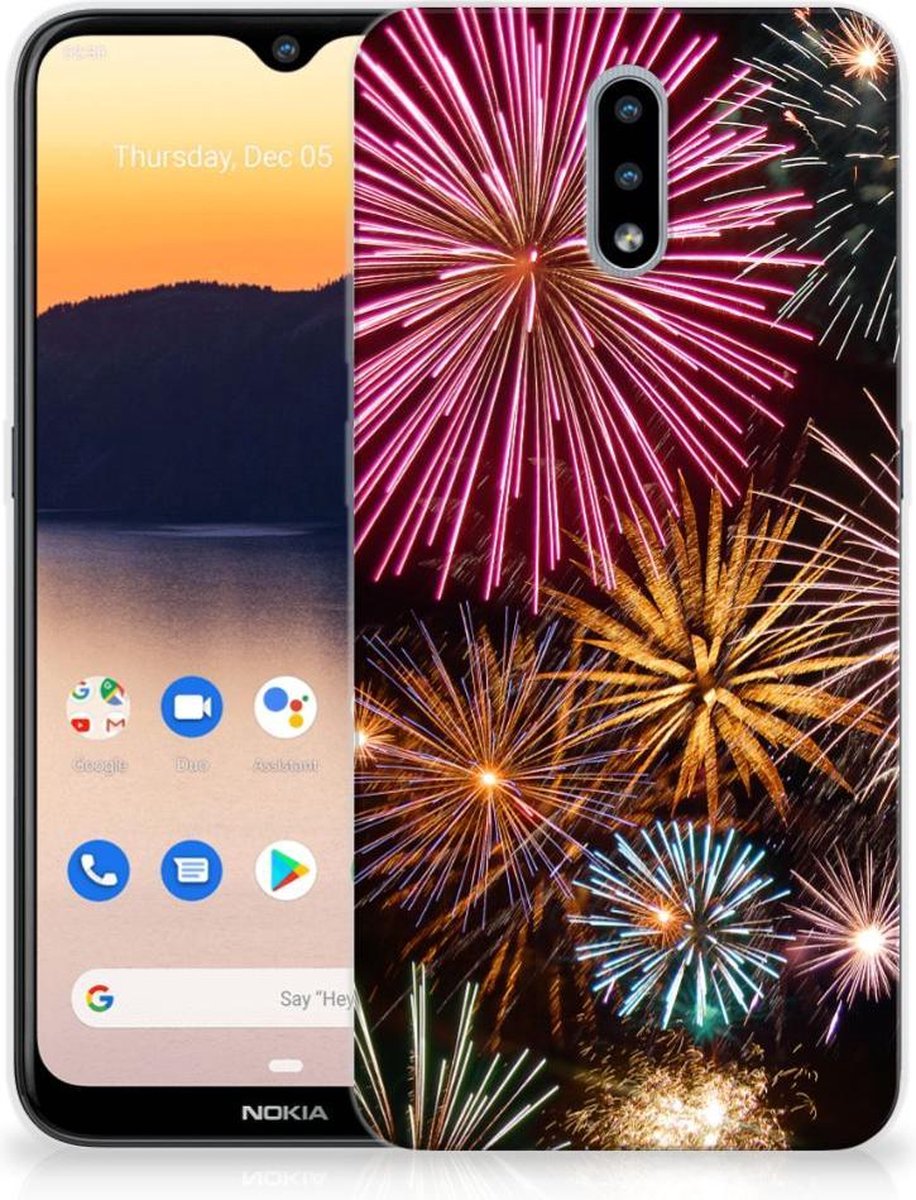 Nokia 2.3 Silicone Back Cover Vuurwerk