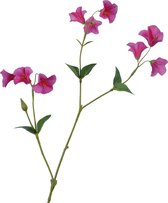 Viv! Home Luxuries Campanula - zijden bloem - roze - 77cm - topkwaliteit