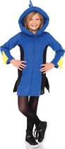 LEG-AVENUE - Blauw vissen kostuum voor kinderen - 104/116 (4-6 jaar) - Kinderkostuums