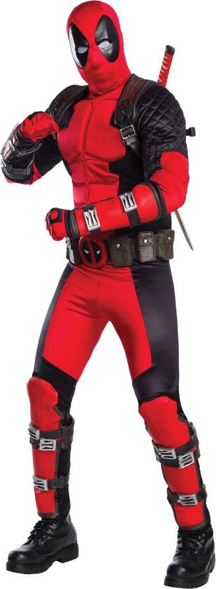 RUBIES UK - Super deluxe Deadpool kostuum voor volwassenen - M / L
