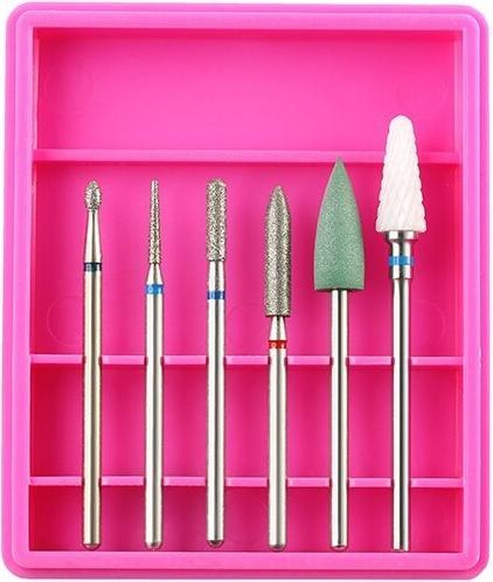 Keramische Frees - Pedicure en Manicure - Keramische Nail Boren Set - 6 Stuks (7)