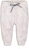 Dirkje joggingbroek wit + blauw - maat 68