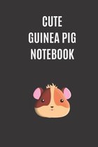 Cute guinea pig notebook: small lined Guinea Pig Notebook / Travel Journal to write in (6'' x 9'')