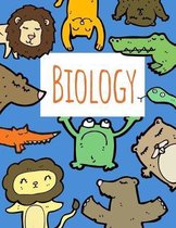 Biology: wide ruled composition notebook 120 pages (8.5x11), get ready for the new school year; back to school 2020