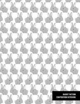 Rabbit Pattern Composition Notebook