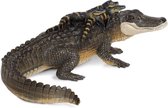 Safari Speeldieren Alligator Met Jongen 29,2 Cm Groen/bruin