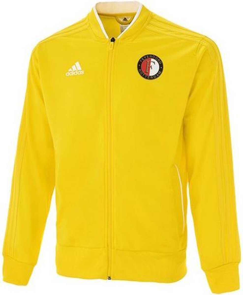 Adidas Feyenoord Trainingsjas - maat 152 kinderen - kleur geel - seizoen  18/19 | bol.com