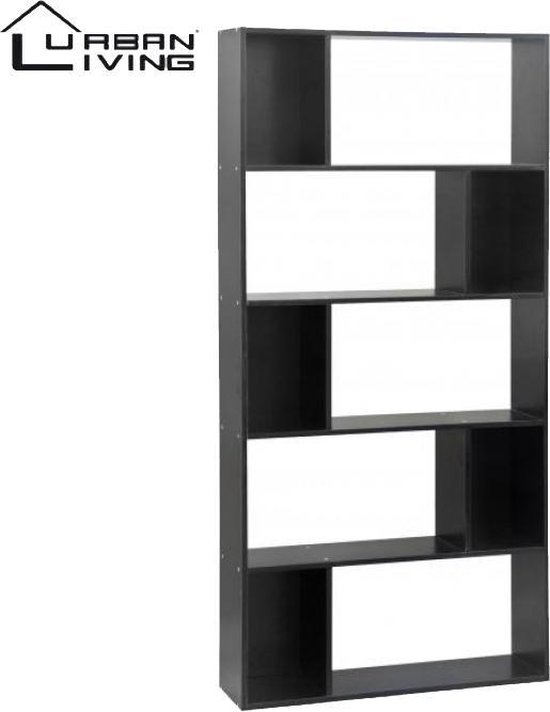 Gewoon Beïnvloeden Ithaca Urban Living - Moderne boekenkast met 5 planken - L 173 x B 83 x D 23 -  Vierkante... | bol.com