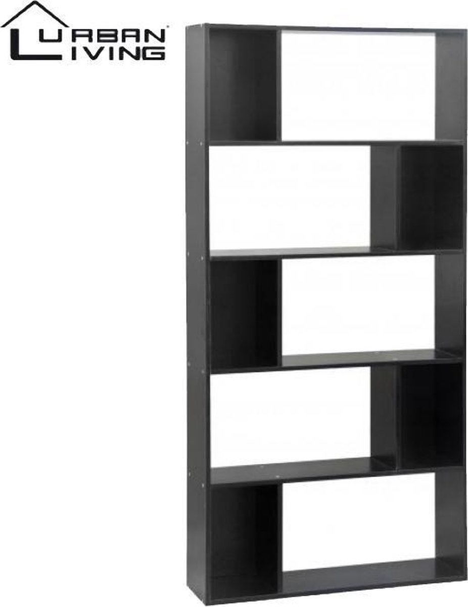 Urban Living - Moderne boekenkast met 5 planken - L 173 x B 83 x D 23 -  Vierkante... | bol.com