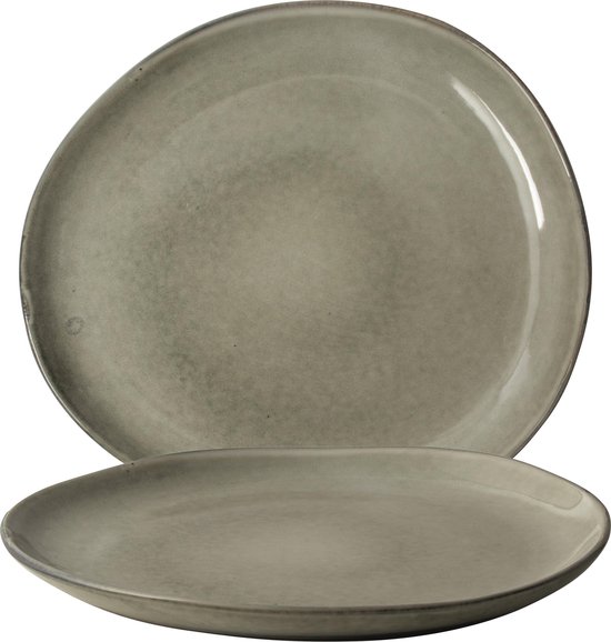 Gusta Table Tales Bord Grijs Scandic 27x25cm