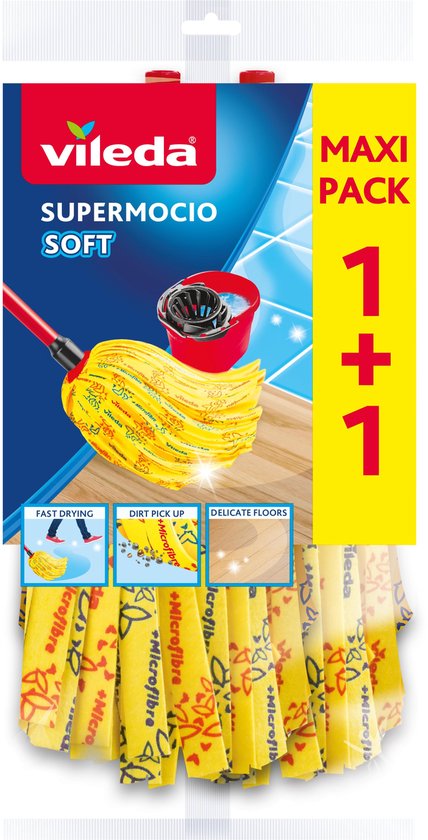 Vileda SuperMocio Soft - Recharge - 2 pièces