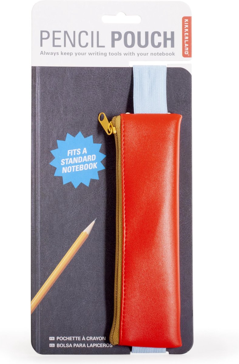Kikkerland Elastische band - Voor boeken en notitieboeken - Te gebruiken als bladwijzer - Verkrijgbaar in 4 kleuren