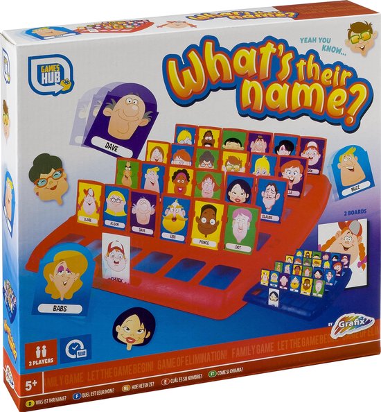 Conciërge evalueren Vernietigen What's Their Name? | wie is het? | spel voor kinderen | | Games | bol.com
