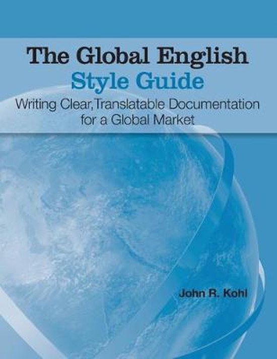 The Global English Style Guide - cover
