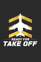 Ready for take off: 6x9 Flight Attendant - dotgrid - dot grid paper - notebook - notes