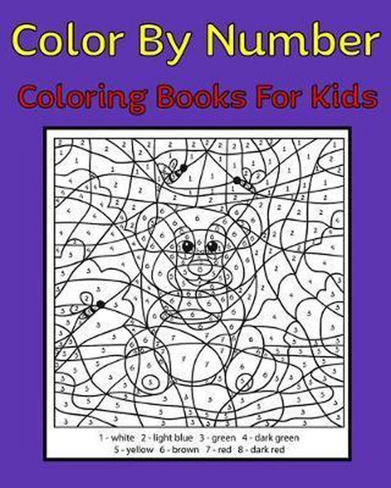 Color By Number Coloring Books For Kids, Global Journal Notebook Publishing |... | bol.com