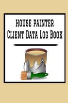 House Painter Client Data Log Book