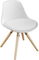 Simpletrade Kinderstoel - Bureaustoel - Gebogen zitting - Beukenpoten - 56x34x37 cm