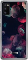 Samsung Galaxy A41 Hoesje Transparant TPU Case - Jellyfish Bloom #ffffff