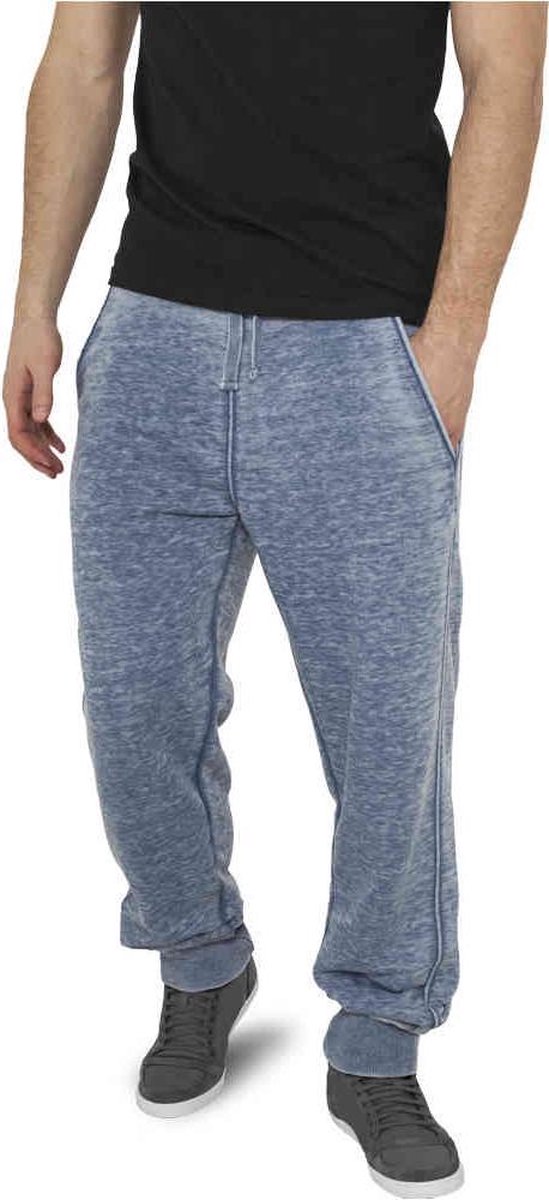 Urban Classics Burnout Heren joggingbroek XS Blauw