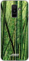 Samsung Galaxy A6 Plus (2018) Hoesje Transparant TPU Case - Bamboo #ffffff