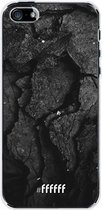 iPhone SE (2016) Hoesje Transparant TPU Case - Dark Rock Formation #ffffff