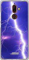 Nokia 7 Plus Hoesje Transparant TPU Case - Thunderbolt #ffffff