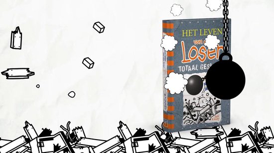 Boek Het Leven Van Een Loser Totaal Gesloopt, Jeff Kinney