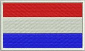 Northwest Patch Nederlandse vlag | geborduurd | velcro | rugzak | klitteband | tactical