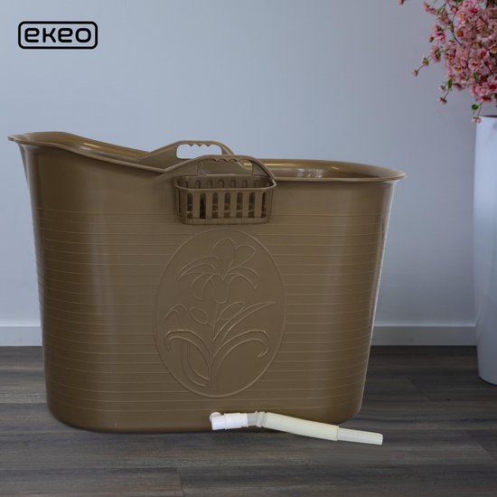 LIFEBATH - Zitbad Nancy - Bath bucket - Mobiele badkuip - 200L - Voor volwassenen - Goud