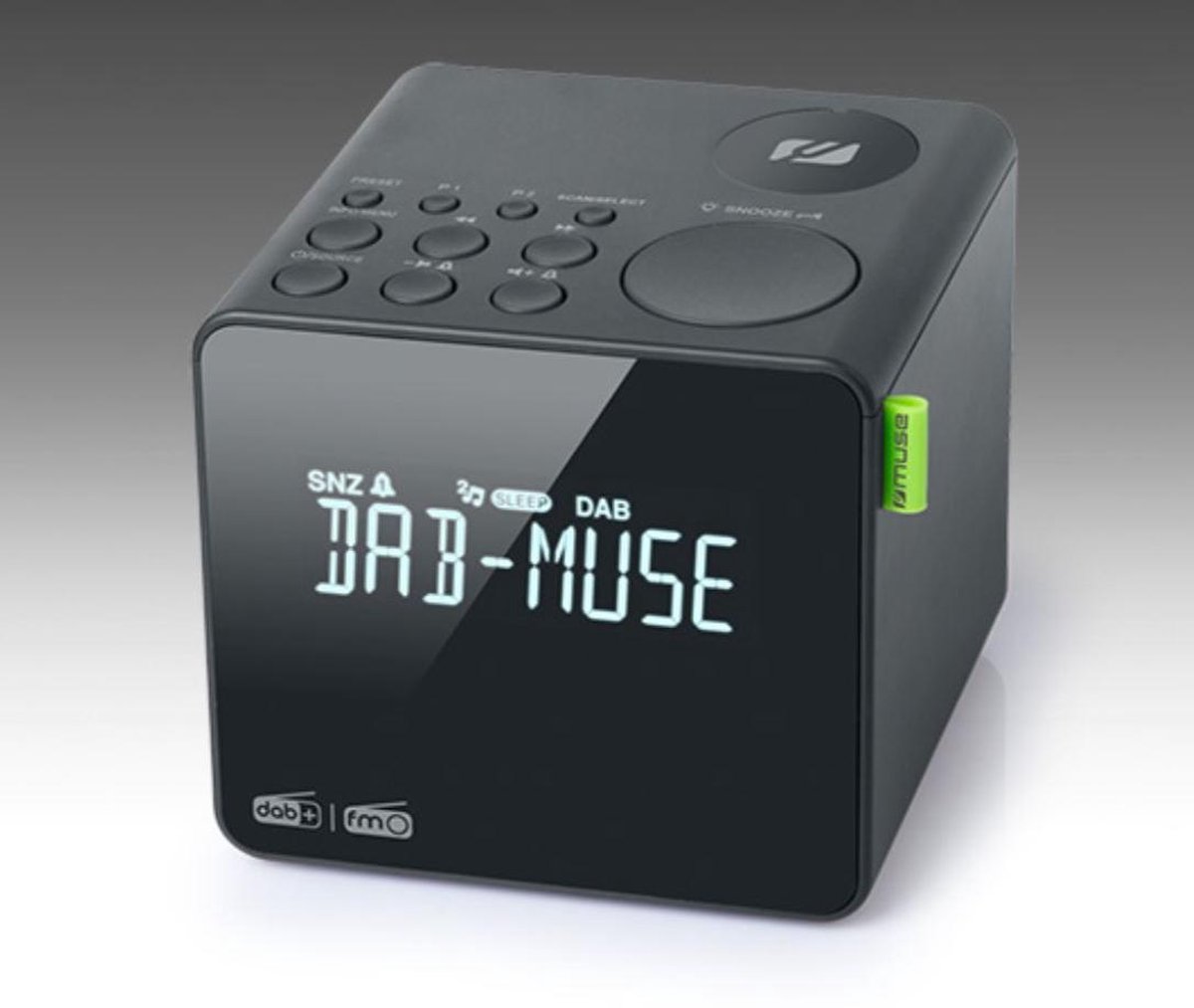 Muse M-187CDB DAB+ - Digitale wekkerradio met DAB+/FM-radio en helder  LED-display | bol.com