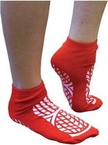 Aidapt anti slip sokken dubbelzijdig - Large - rood