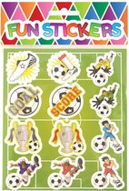 Stickers voor kinderen - stickervellen - Voetbal – Piraten – Voertuigen – 36 stuks
