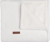 Baby's Only Ledikantdeken - Baby deken Sense - Dekentje voor jongens en meisjes - 1.6 TOG - 100x135 cm - Wit - Zachte rib corduroy stof