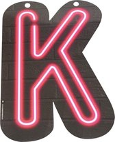 Neon Letter K 24cm