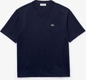 Lacoste Dames T-shirt - Navy Blue - Maat 32