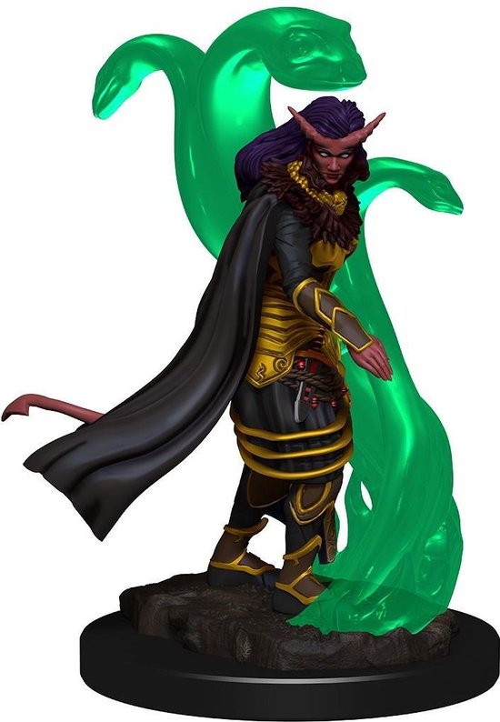D&D Icons of the Realms Premium Figures: Tiefling Female Sorcerer (painted)