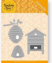 Jeanine`s Art - Die - Buzzing Bees - Beehives - JAD10075