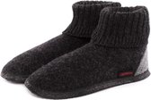 Giesswein Giesswein Kramsach Pantoffel Sloffen - Maat 44 - Unisex - zwart,grijs