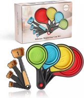 Siliconen Cups - Maatbekers - BPA Vrij - Keuken - Maatbekers - Lepeltjes