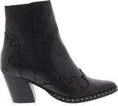 Dames Enkellaars Tango Ella Oblique 12-b Zwart - Maat 39