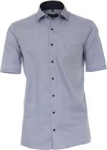 Casa Moda Heren Overhemd Blauw Oxford Korte Mouwen Comfort Fit - 41