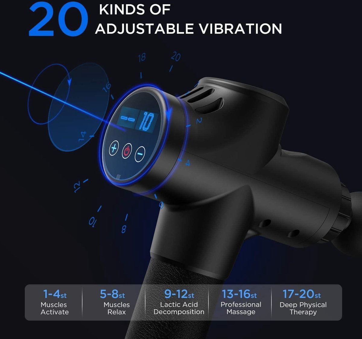 Afbeelding 3 van Massage Gun - Vibratie Massage