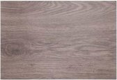 10x Placemats bruine hout print 45 cm - Placemats/onderleggers tafeldecoratie - Tafel dekken