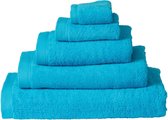 Gastendoek 30x50 cm Uni List Aqua 11664 - 4 Stuks