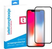 Telefoonglaasje Screenprotectors Geschikt voor iPhone X - Volledig Dekkend - Gehard Glas Screenprotector Geschikt voor iPhone X - Beschermglas van rand tot rand