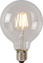 Lucide G95 - Filament lamp - Ø 9,5 cm - LED Dimb. - E27 - 1x5W 2700K - Transparant
